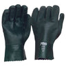 27Cm Green Double Dipped Pvc Gloves  (12 Pair)