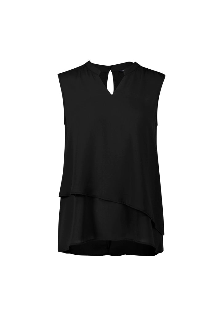 Womens Seville Sleeveless Layered Blouse