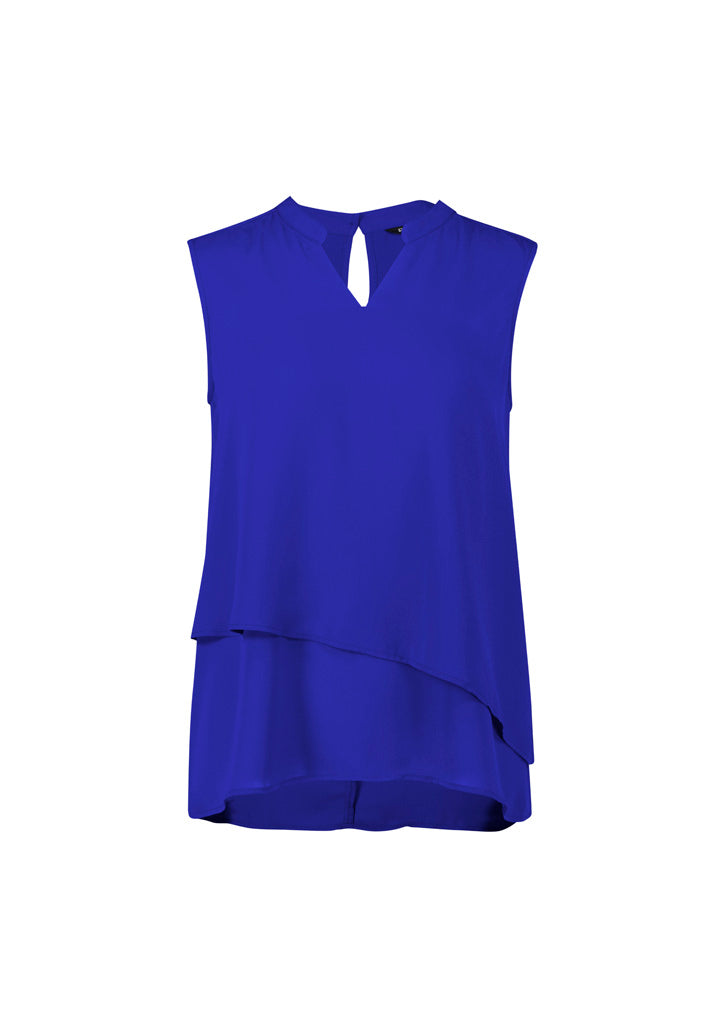 Womens Seville Sleeveless Layered Blouse