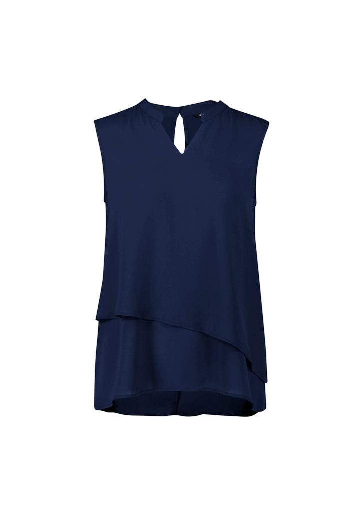 Womens Seville Sleeveless Layered Blouse