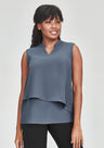 Womens Seville Sleeveless Layered Blouse