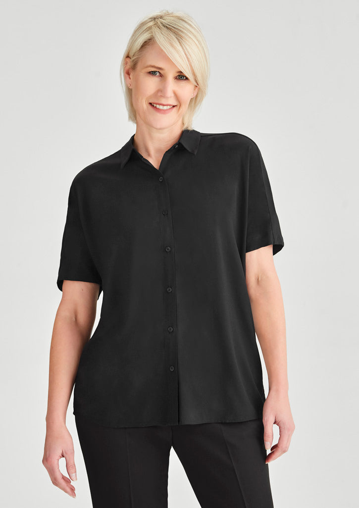 Womens Dahlia Short Sleeve Blouse