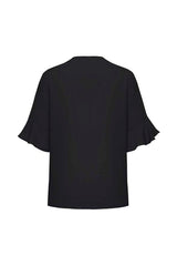 Womens Aria Fluted Sleeve Blouse