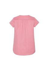 Womens Kayla V-Neck Pleat Blouse