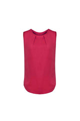 Womens Estelle Sleeveless Pleat Detail Blouse