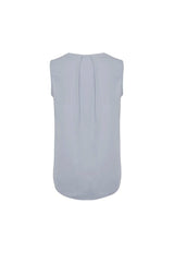 Womens Estelle Sleeveless Pleat Detail Blouse