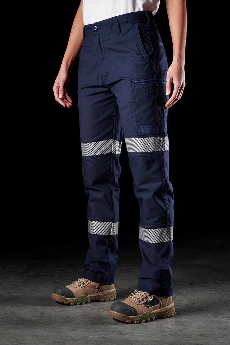 Womens Reflective Stretch Work Pant