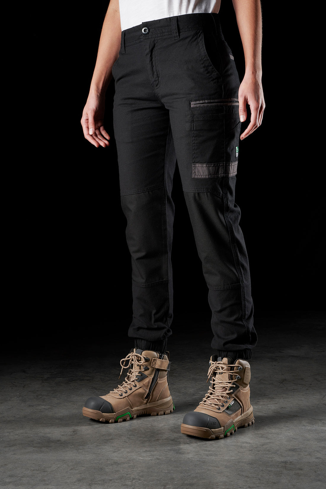 Womens Cuffed Stretch Work Pants