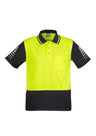 Mens Hi Vis Zone Short Sleeve Polo