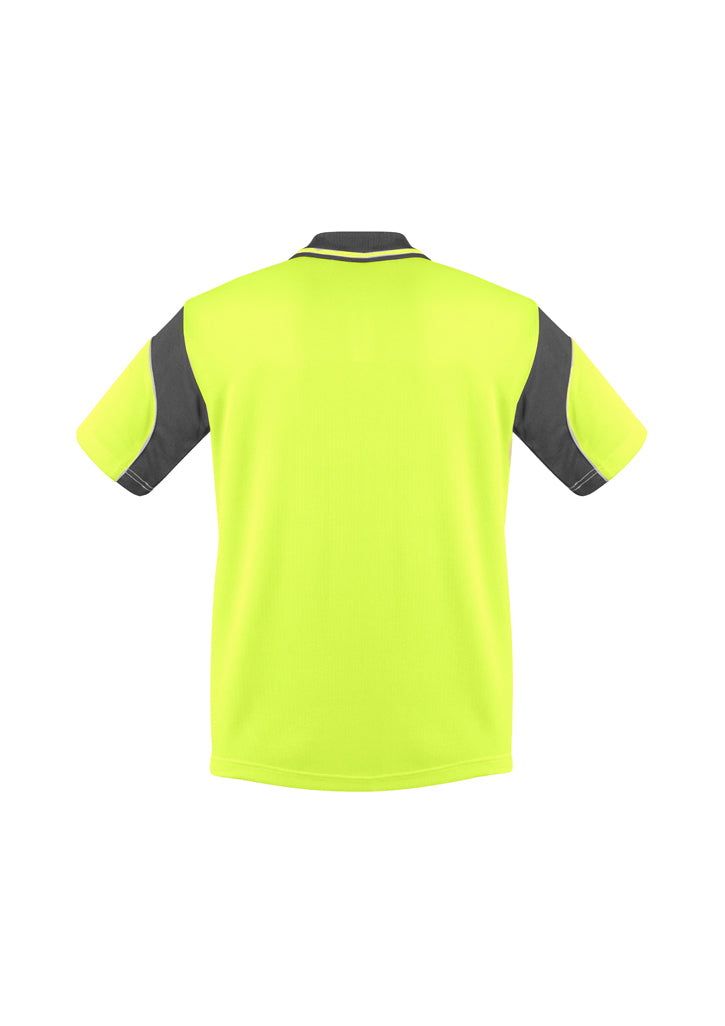 Mens Hi Vis Aztec Short Sleeve Polo