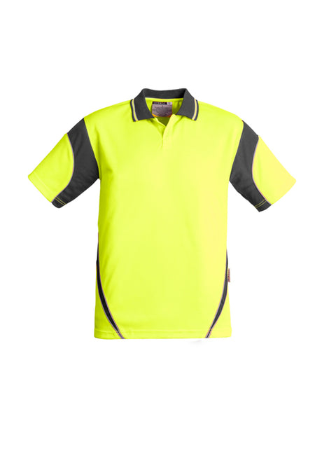 Mens Hi Vis Aztec Short Sleeve Polo