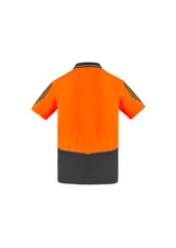 Mens Hi Vis Flux Short Sleeve Polo