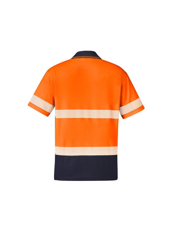 Unisex Hi Vis Segmented Tape Short Sleeve Polo