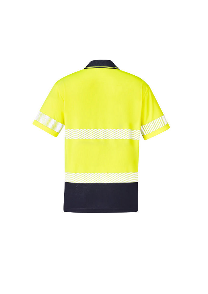 Unisex Hi Vis Segmented Tape Short Sleeve Polo