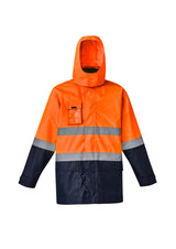 Mens Hi Vis Basic 4 In 1 Waterproof Jacket