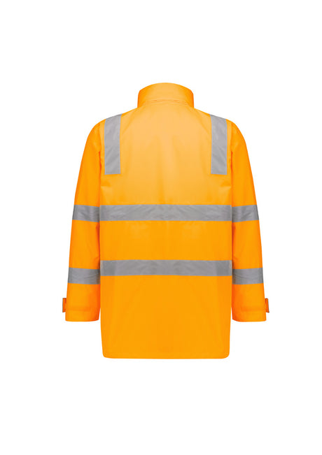 Unisex Hi Vis VIC Rail 4 In 1 Waterproof Jacket