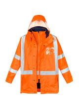 Mens Hi Vis X Back 4 In 1 Waterproof Jacket