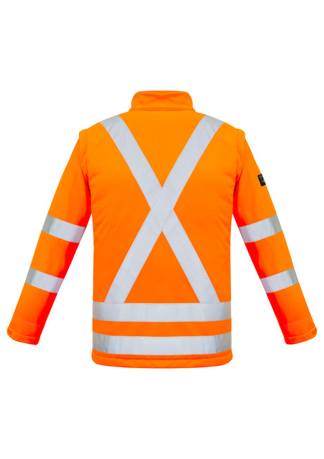 Unisex Hi Vis X Back 2 In 1 Softshell Jacket