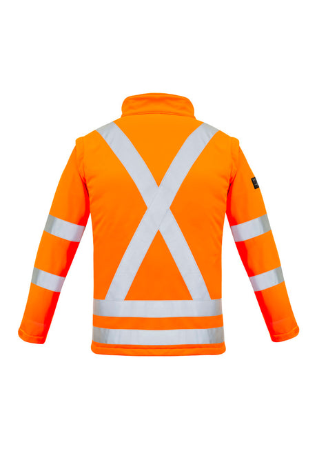 Womens Hi Vis NSW Rail X Back 2 In 1 Softshell Jacket