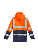 Mens Orange Flame Arc Rated Antistatic Waterproof Jacket