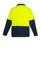 Unisex Hi Vis 1/2 Zip Polar Fleece Pullover