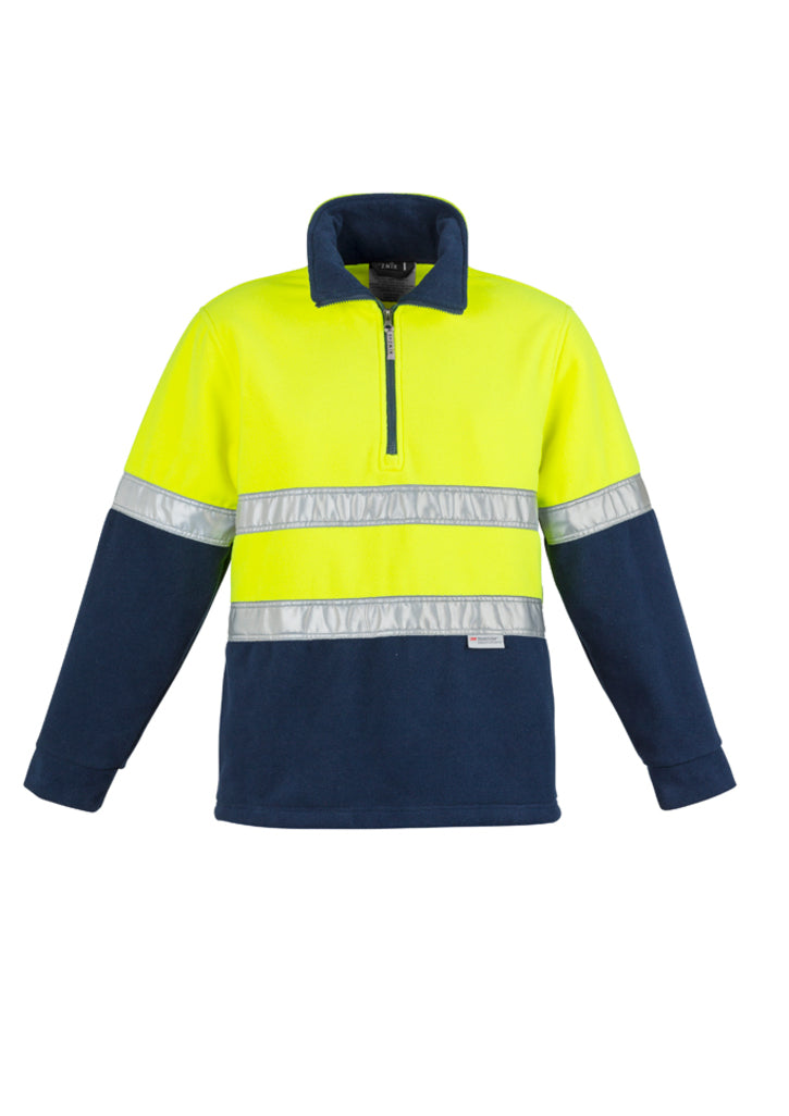 Unisex Hi Vis Polar Fleece Pullover - Hoop Taped