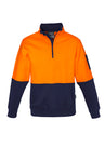 Unisex Hi Vis 1/2 Zip Pullover