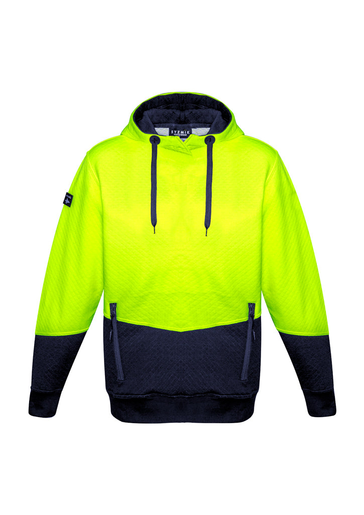 Unisex Hi Vis Textured Jacquard Hoodie