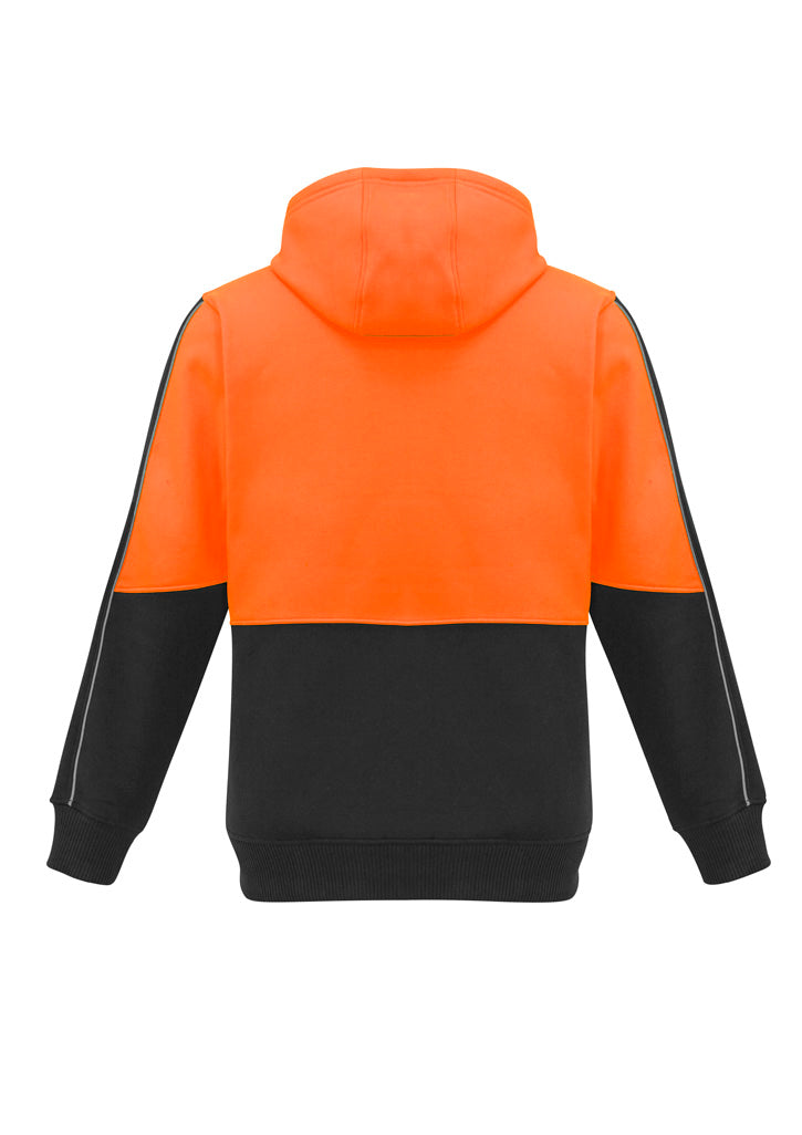 Unisex Hi Vis Full Zip Hoodie