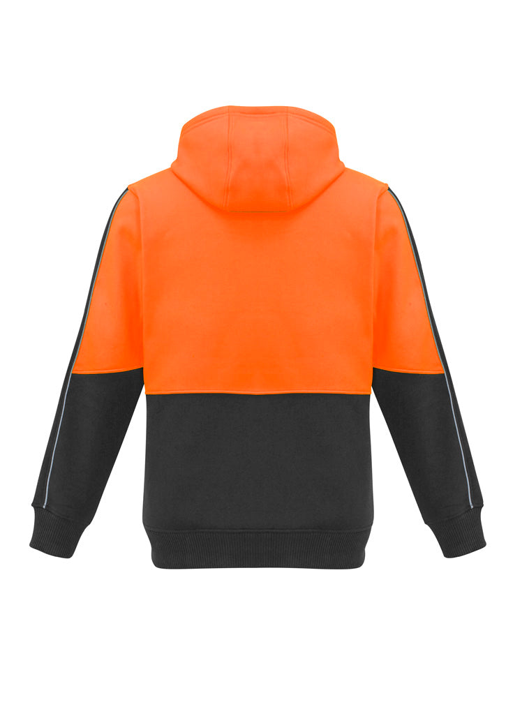 Unisex Hi Vis Full Zip Hoodie