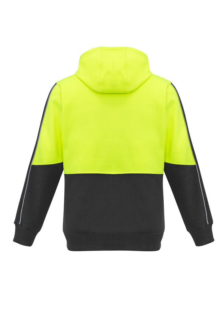 Unisex Hi Vis Full Zip Hoodie