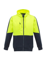 Unisex Hi Vis Full Zip Hoodie