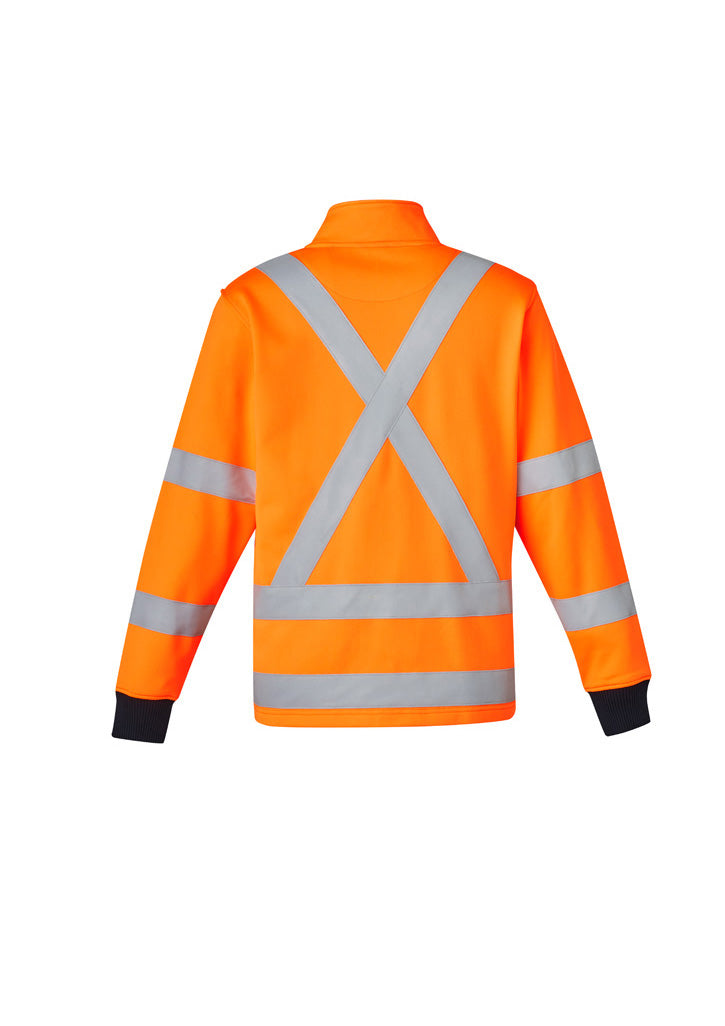 Unisex Hi Vis X Back Rail Jumper