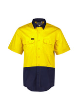 Mens Hi Vis Short Sleeve Shirt