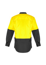 Mens Rugged Cooling Hi Vis Long Sleeve Shirt