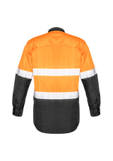 Mens Rugged Cooling Hi Vis Taped Long Sleeve Shirt