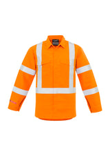 Mens Red Flame Hi Vis X Back Shirt