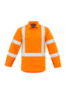 Mens Red Flame Hi Vis X Back Shirt