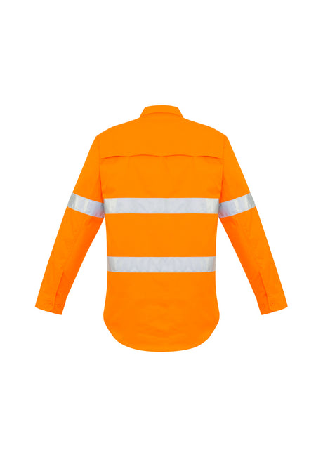 Mens Hi Vis Hoop Taped Long Sleeve Shirt