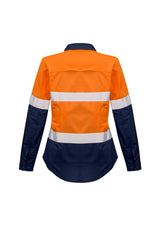 Womens Rugged Cooling Hi Vis Taped Long Sleeve Shirt