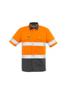 Mens Rugged Cooling Hi Vis Taped Short Sleeve Shirt